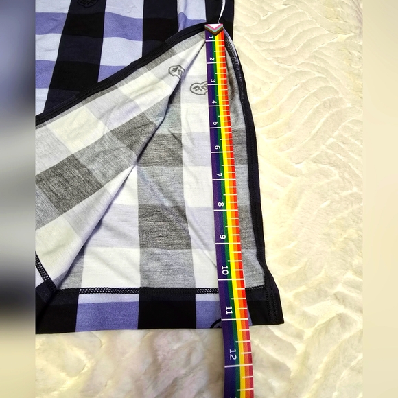 ALICE + OLIVIA Big Feelings Nico Long Sleve PJ Set. Blue/Black. Size M - Picture 8 of 12